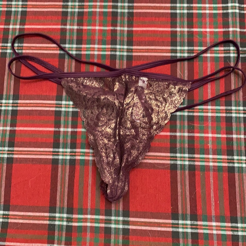 Purple and glittery PINK underwear LARGE